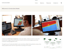 Tablet Screenshot of constructivedetails.co.uk